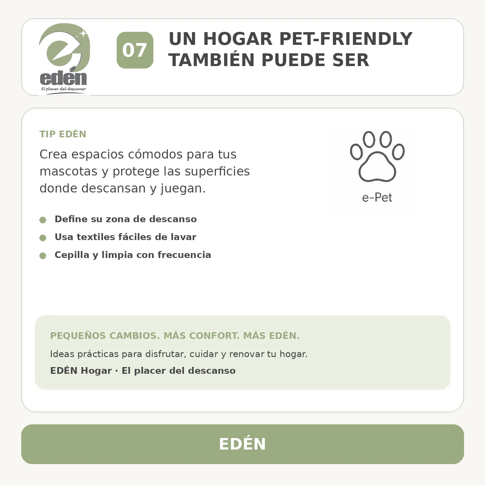 Un hogar para ti y tus mascotas