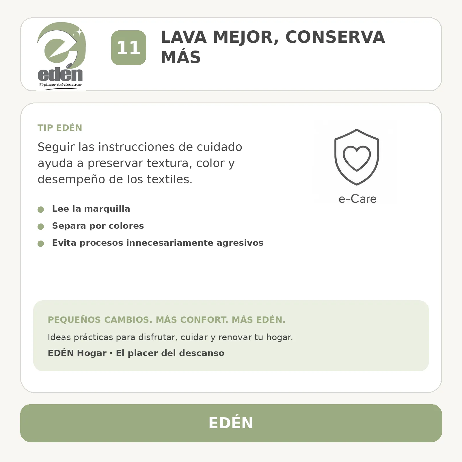 Lava mejor, conserva más