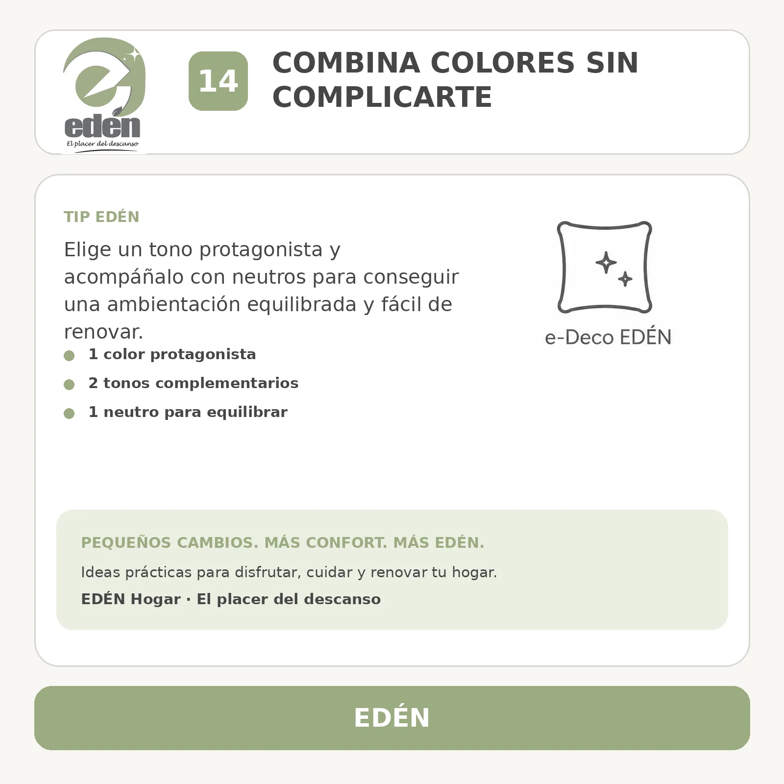 Combina colores sin complicarte