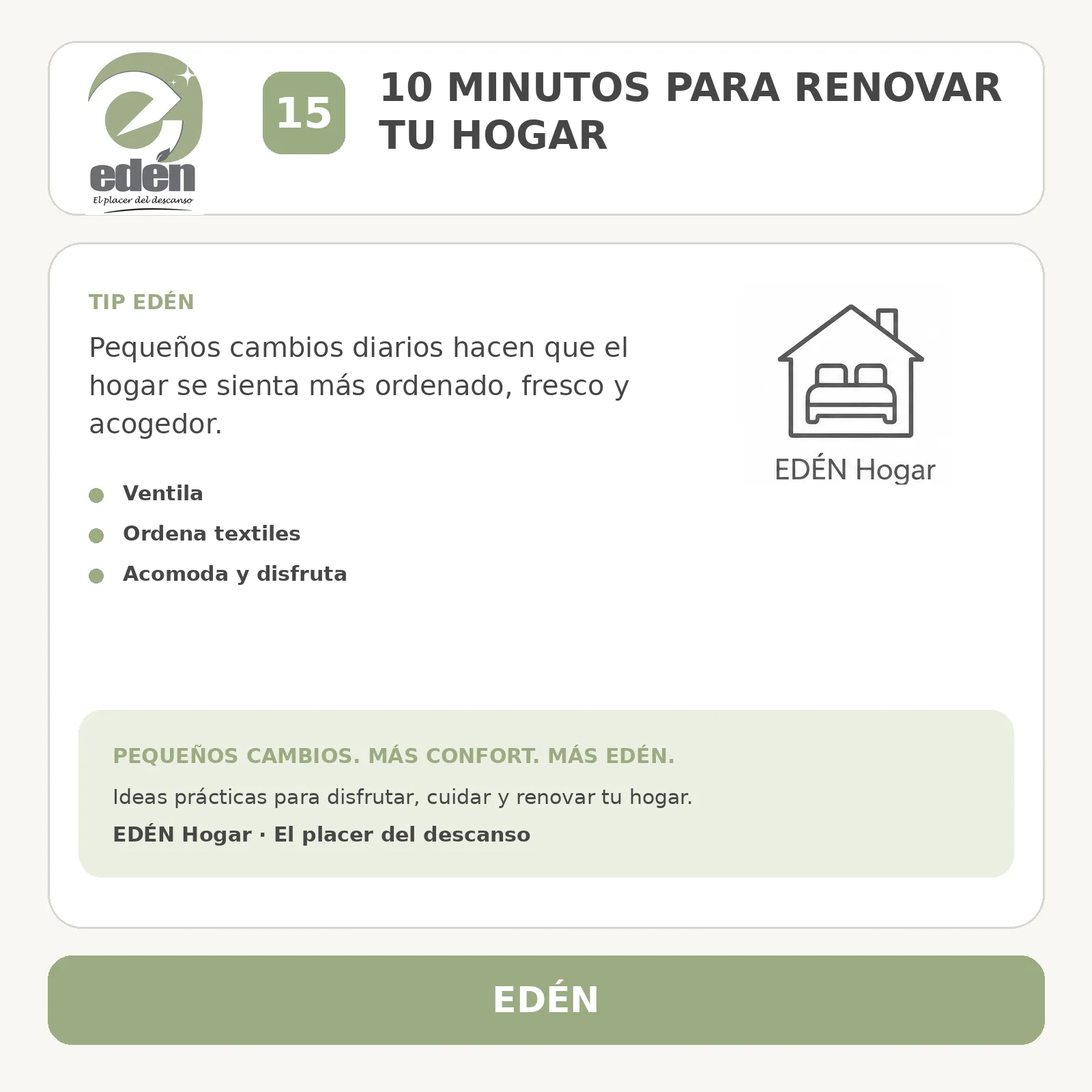 Renueva tu hogar cada día